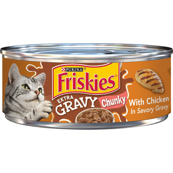 Purina Friskies Gravy Wet Cat Food with Chicken