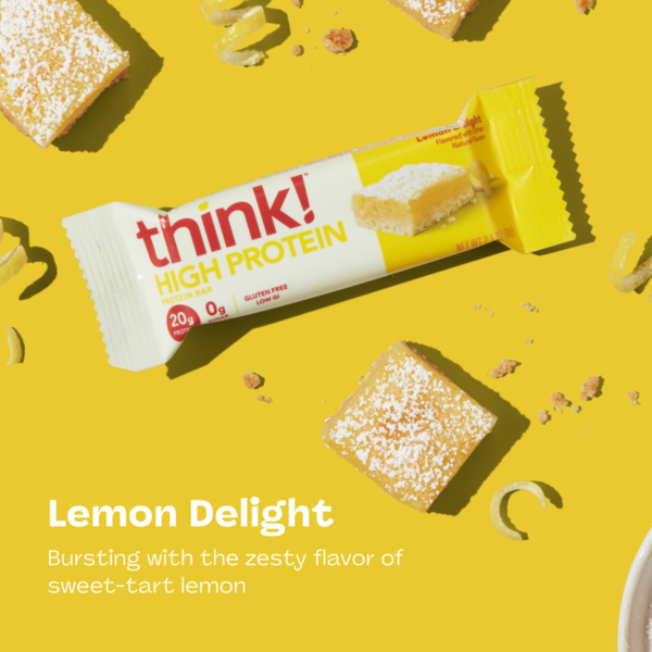 think! Lemon Delight High Protein Bar - 5 Count