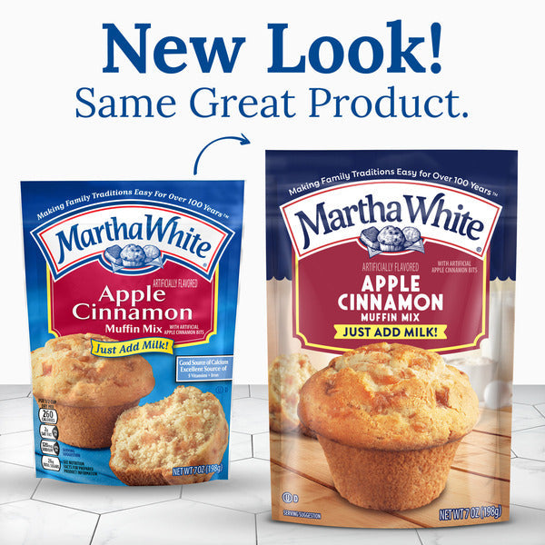 Martha White Apple Cinnamon Muffin Mix - 7 Oz Bag
