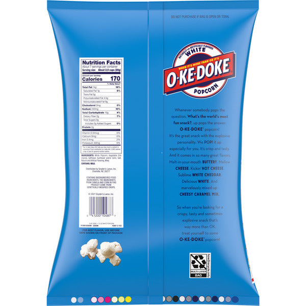 O-Ke-Doke White Popcorn