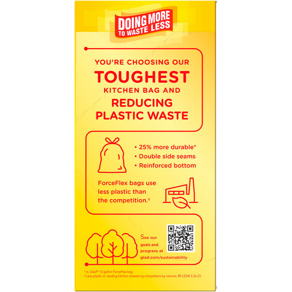 Sacs à ordures parfumés Glad ForceFlex MaxStrength