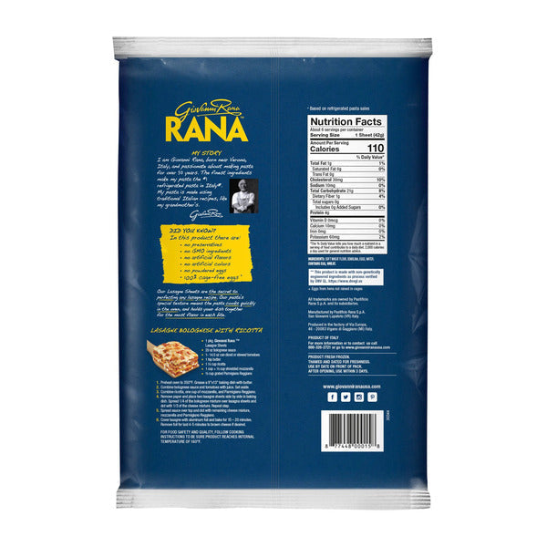 Rana Lasagne Sheets