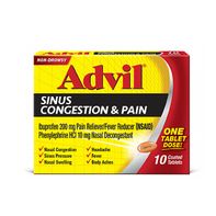 Advil Alivio de Congestión Sinusal y Dolor