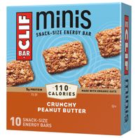 Barre énergétique mini taille snack CLIF BAR au beurre de cacahuète croquant