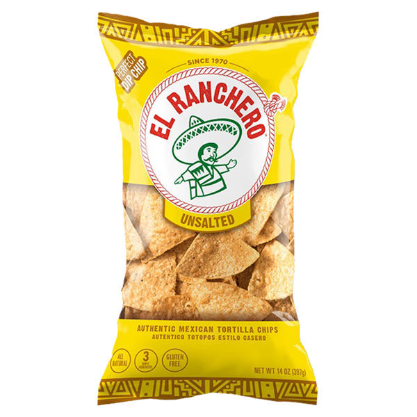 Chips de tortilla non salés El Ranchero