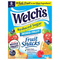Welch's Reduced Sugar Mixed Fruit Snacks