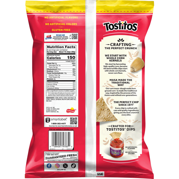 Chips tortilla Tostitos Cantina fins et croustillants