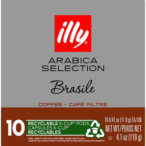 illy Coffee Arabica Selection Brasile K-Cup Pods