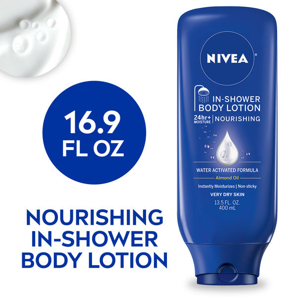Lotion Nourrissante NIVEA à Rincer pour Peau Sèche