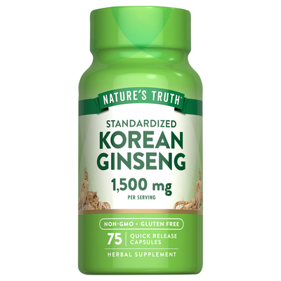 Cápsulas de Ginseng Coreano de Nature's Truth