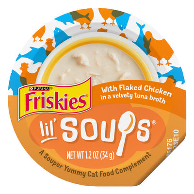 Purina Friskies Natural Grain Free Lickable Cat Treats - Pollo Desmenuzado