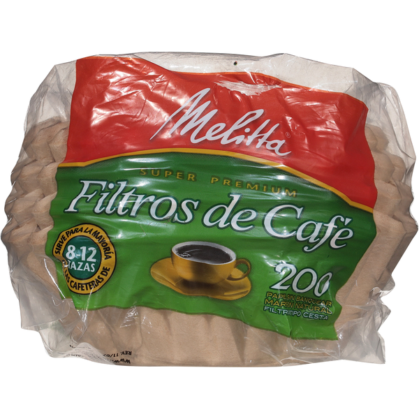 Melitta Super Premium Natural Brown Coffee Filters
