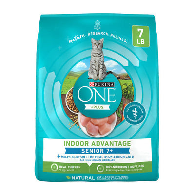 Purina ONE Alta Proteína Natural Comida Seca para Gatos Mayores