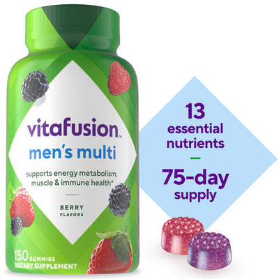 Vitafusion Gummy Vitamins para Hombres - Multivitamínico Premium