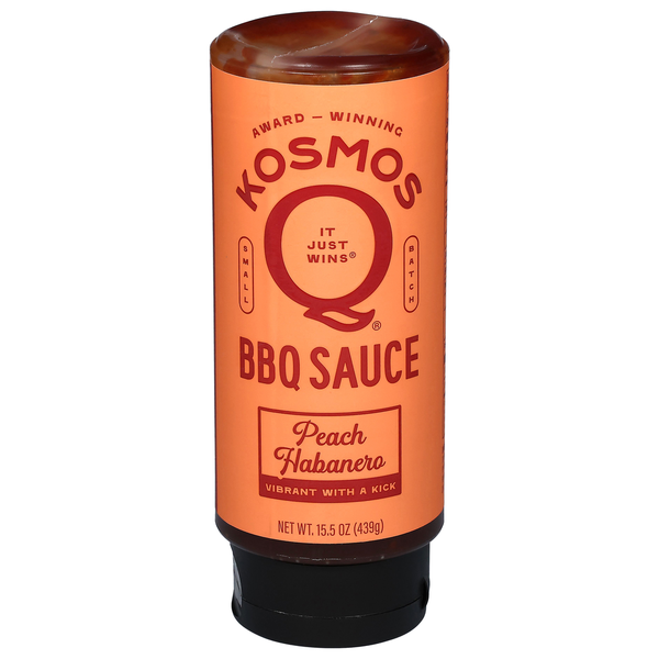 Salsa BBQ de Durazno y Habanero Kosmos Q