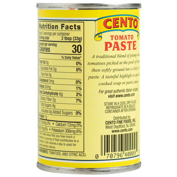 Pâte de tomate Cento - Qualité supérieure pour l'excellence culinaire