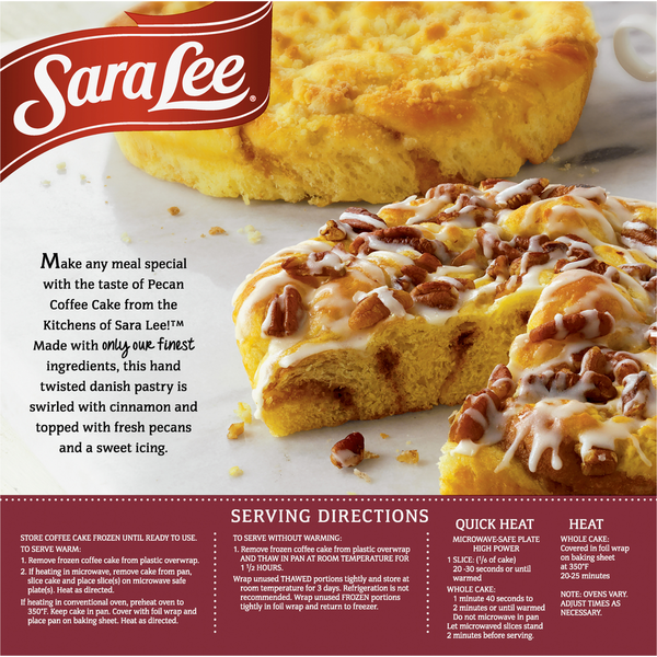 Pastel de Café de Pecan de Sara Lee