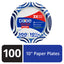 DIXIE 10 Inch Paper Dinner Plates - Stylish & Convenient
