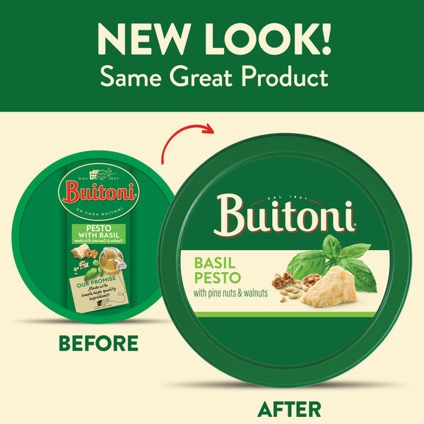 Pesto au Basilic Buitoni - Sauce Réfrigérée Premium
