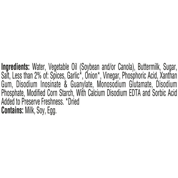 Vinaigrette Ranch Noir Cajun Kickin' de Hidden Valley
