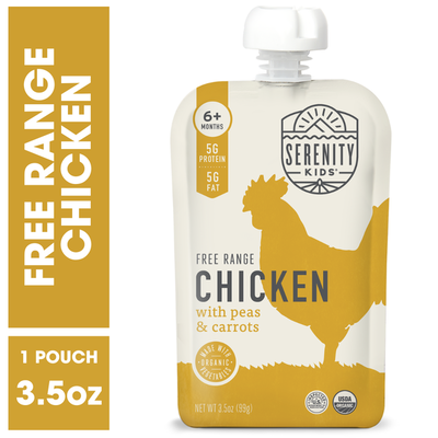 Serenity Kids Free Range Chicken with Organic Peas & Carrots