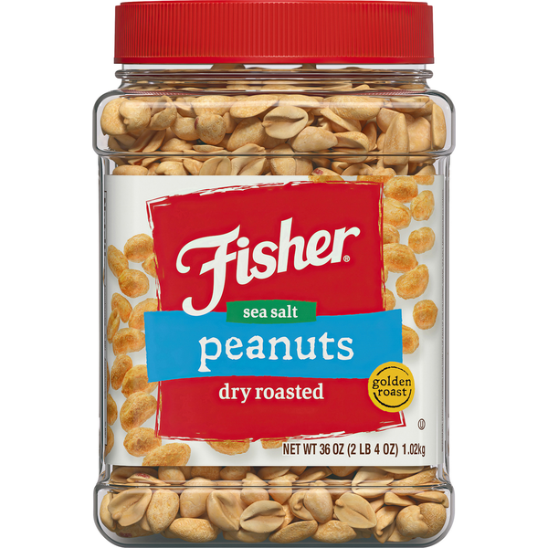Cacahuetes Fisher Tostados Secos con Sal Marina