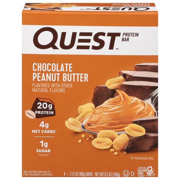 Quest Protein Bar - Chocolate Peanut Butter Flavor