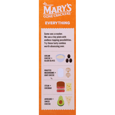 Mary's Gone Crackers Organic Super Seed Everything Crackers
