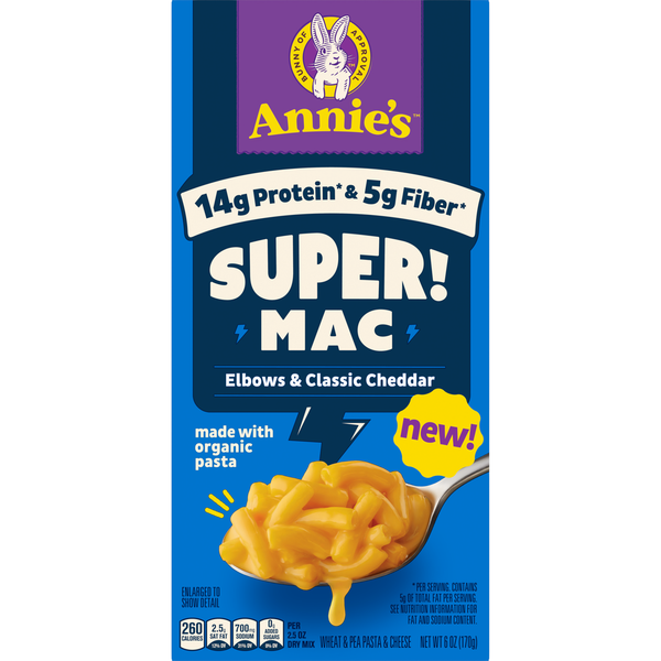 Macaroni Elbows Super! d'Annie avec Cheddar Classique