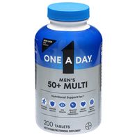 Tabletas Multivitamínicas One A Day para Hombres de 50+