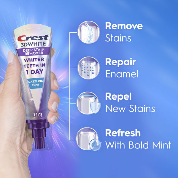 Dentifrice Crest Brilliance Deep Stain Remover