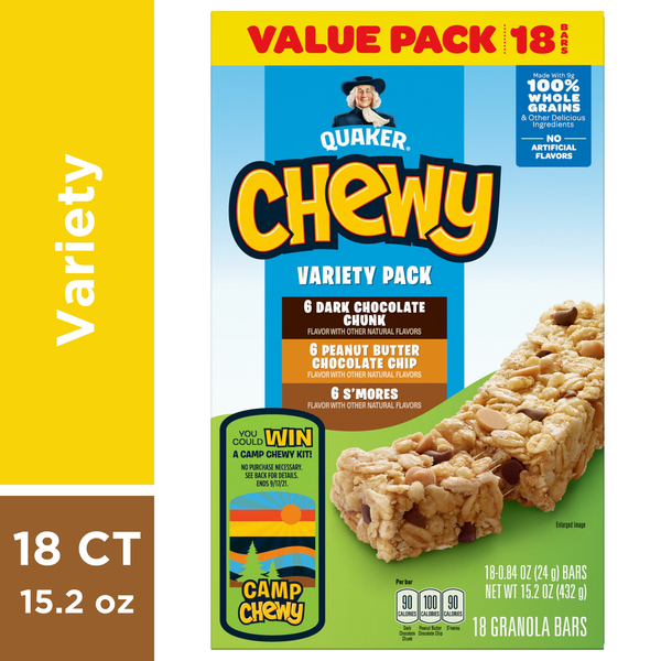 Quaker Chewy Granola Bars Variety Pack