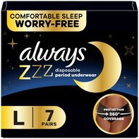 Always ZZZ Ropa Interior Desechable para el Período Nocturno