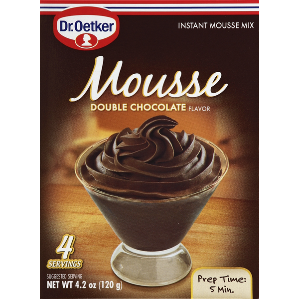 Mélange de Mousse au Chocolat Double Instantané Dr. Oetker