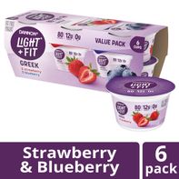 Dannon Light + Fit Strawberry & Blueberry Greek Yogurt