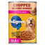 Comida Húmeda para Perros Adultos Pedigree Chopped Ground Dinner con Carne de Res - 12 Latas