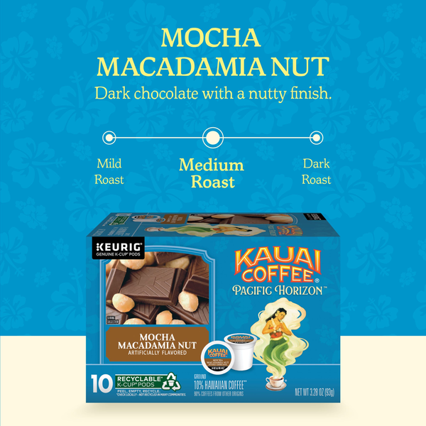 Kauai Coffee Mocha Macadamia Nut K-Cup Pods