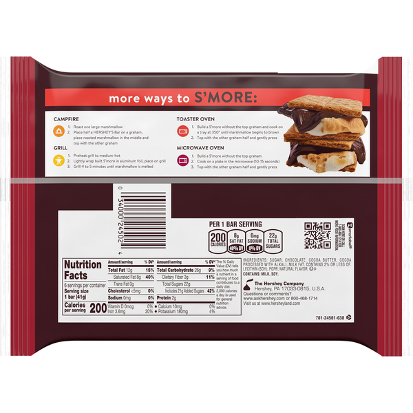 Hershey's Special Dark Chocolate Bar - Full Size