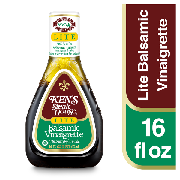 Vinaigrette balsamique légère sans gluten de Ken's Steak House