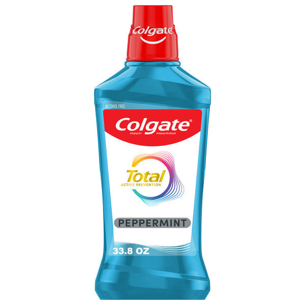 Colgate Enjuague Bucal Antibacterial Sin Alcohol - Sabor a Menta