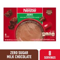 Nestle Hot Cocoa Zero - Mezcla de Chocolate con Leche Rica