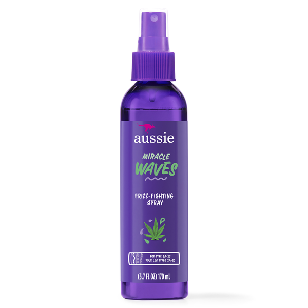 Aussie Miracle Curls Refresher Spray Gel con Coco y Jojoba