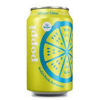 Soda Prebiótica Poppi, Jengibre Lima