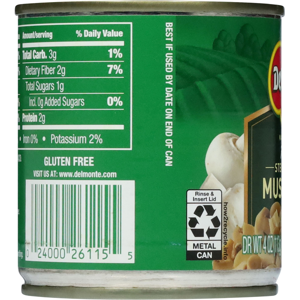 Champignons Del Monte en Tiges et Morceaux
