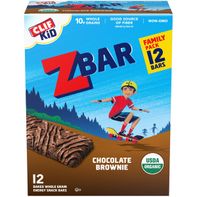 Barras de Snack Orgánicas ZBAR de Brownie de Chocolate para Niños