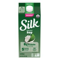 Lait de soja biologique non sucré Silk - Sans produits laitiers et sans gluten