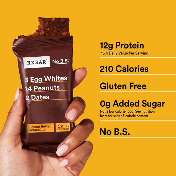 RXBAR Peanut Butter Chocolate Protein Bars - 5 Count