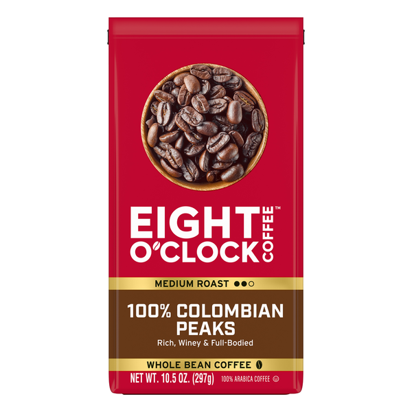 Café en grains Colombian Peaks Eight O’Clock