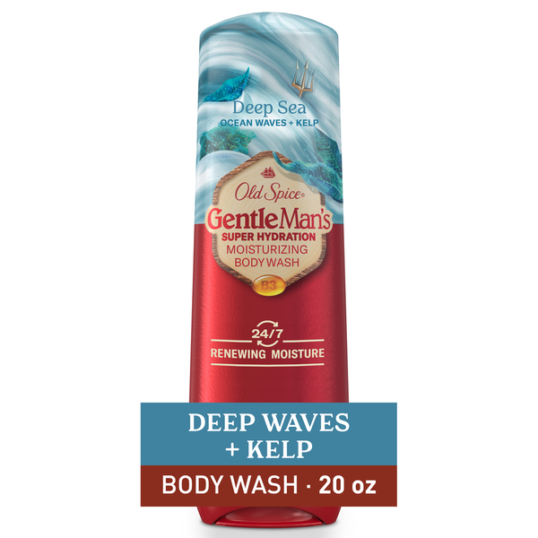 Old Spice Super Hydration Gel Douche pour Hommes, Mer Profonde