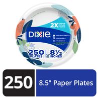 Platos de Papel DIXIE de 8.5 Pulgadas - Duraderos y Convenientes